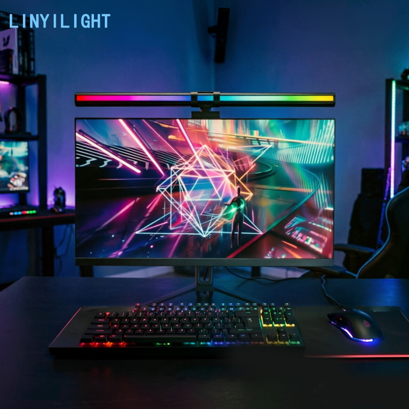 Home Office Work Table - ไฟ LED RGB ขนาด 60/80 ซม.
