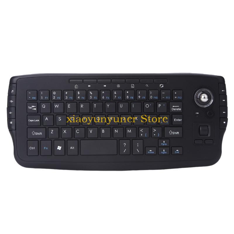 English Home Office - คีย์บอร์ดไร้สายพร้อม Mouse 2 ใน Trackball 2