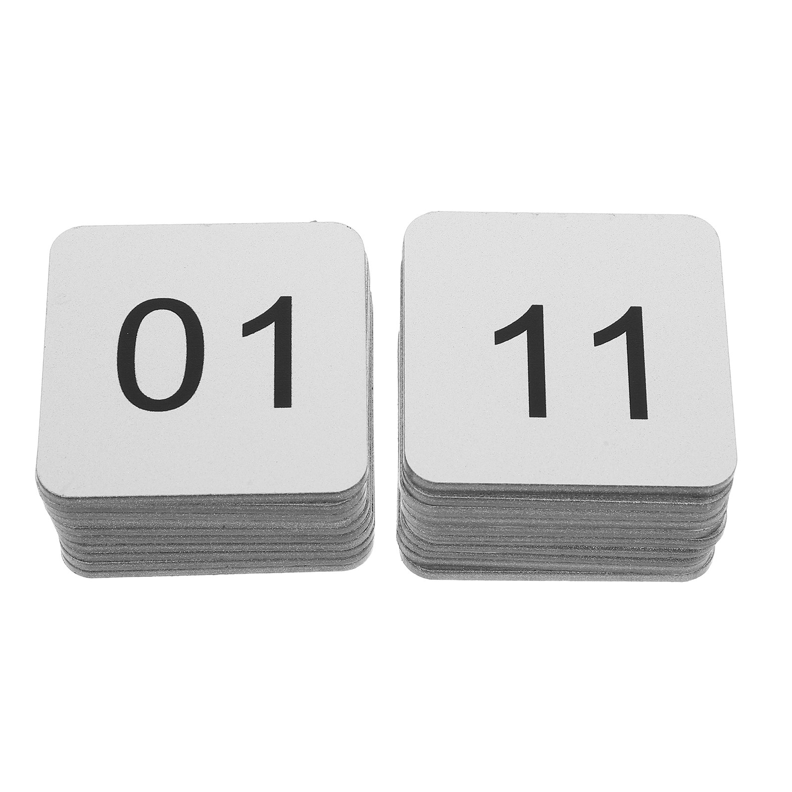 Home Office Number - 20 ชิ้นสติกเกอร์ตัวเลขอะคริลิกแบบมีกาวในตัวตู้ล็อคเกอร์ประตูตู้ป้ายหมายเลขสำหรับสำนักงานโรงเรียนห้องโฮมรูม