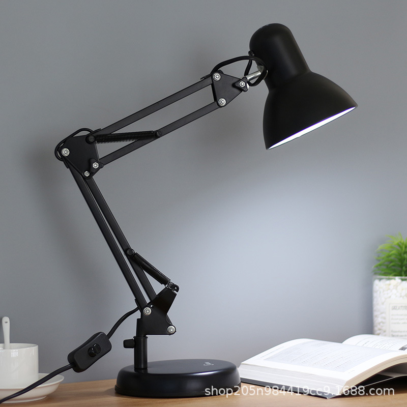 Home Office Work Table - โคมไฟตั้งโต๊ะ LED แบบยืดหยุ่น สำหรับบ้าน/ออฟฟิศ โคมไฟตั้งโต๊ะทันสมัย โครงโลหะ