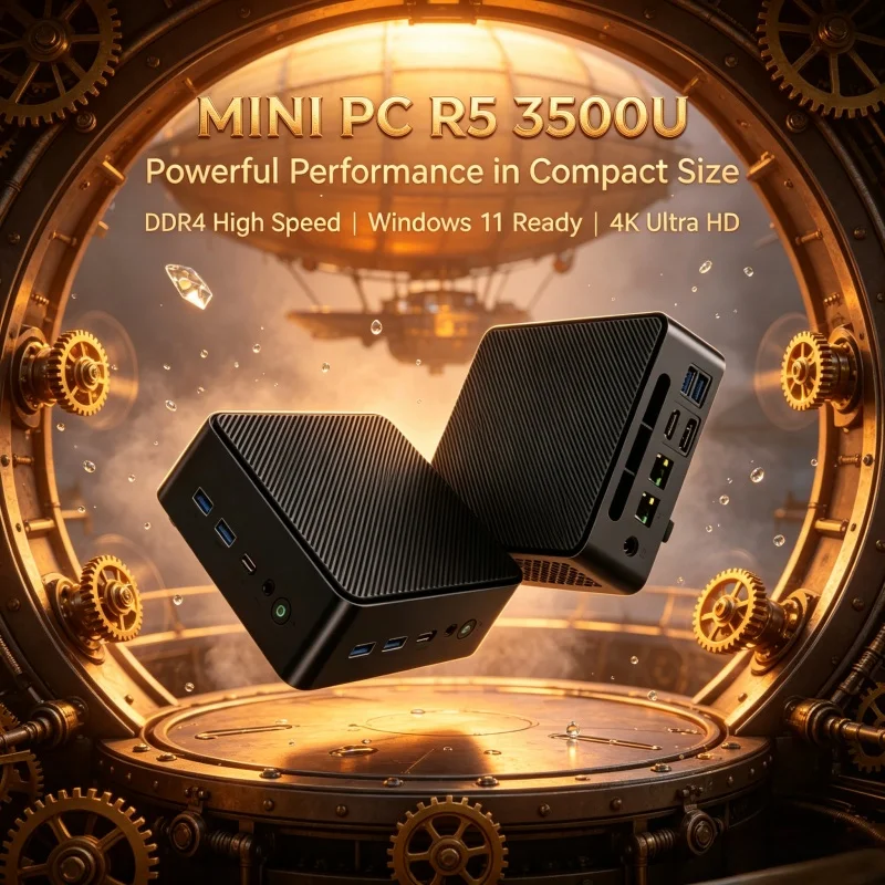 Home Office Form - คอมพิวเตอร์ตั้งโต๊ะขนาดเล็กพกพา LENO รุ่นยอดนิยม Ryzen 5 3500U