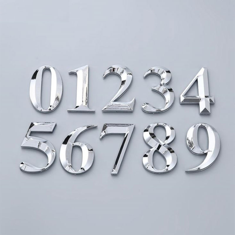 Home Office Number - 1PC Self Adhesive 3D จำนวนสติ๊กเกอร์ House