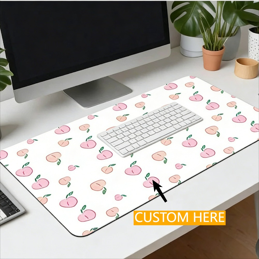 Home Office Gifts - แผ่นรองเมาส์แบบกำหนดเอง 1 ชิ้นพร้อมรูปภาพ - แผ่นรองโต๊ะแบบปรับแต่งได้สำหรับแล็ปท็อป เหมาะสำหรับสำนักงาน