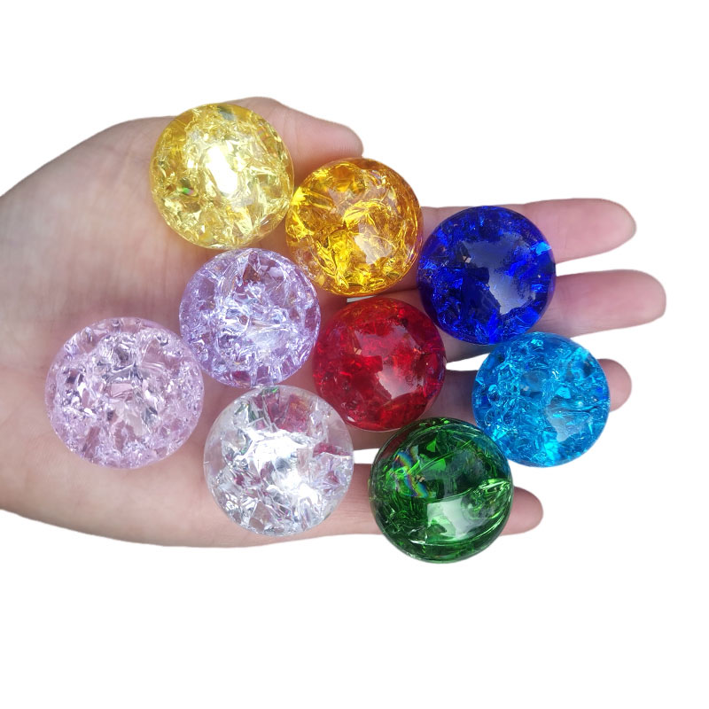 Home Office Feng Shui - 9 สี 30 มม.คริสตัล ICE Crack