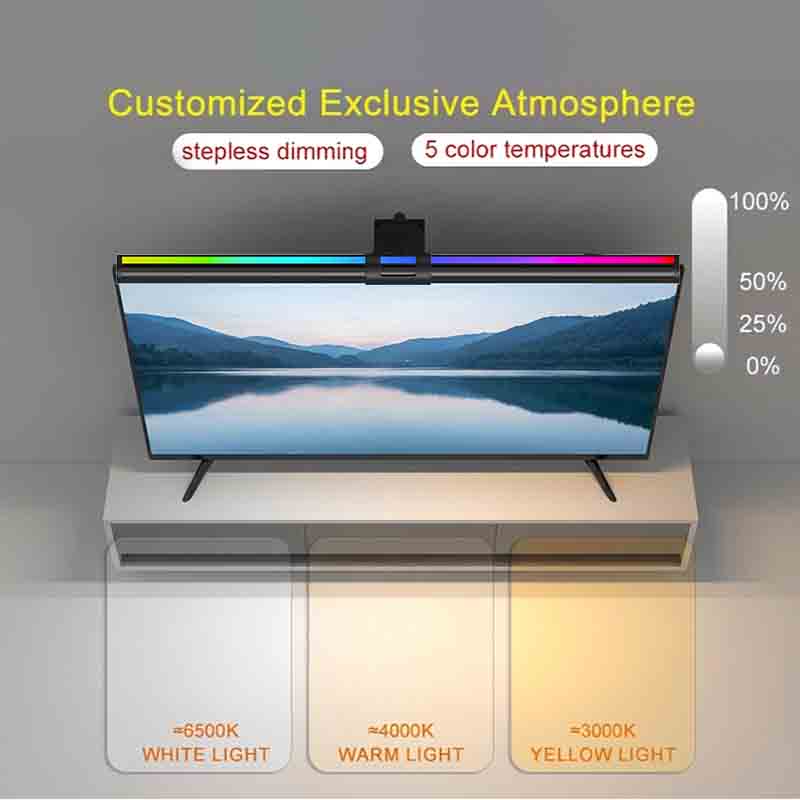 ไฟ LED RGB ขนาด 60/80 ซม. สำหร - Home Office Work Table บทวิจารณ์และราคา