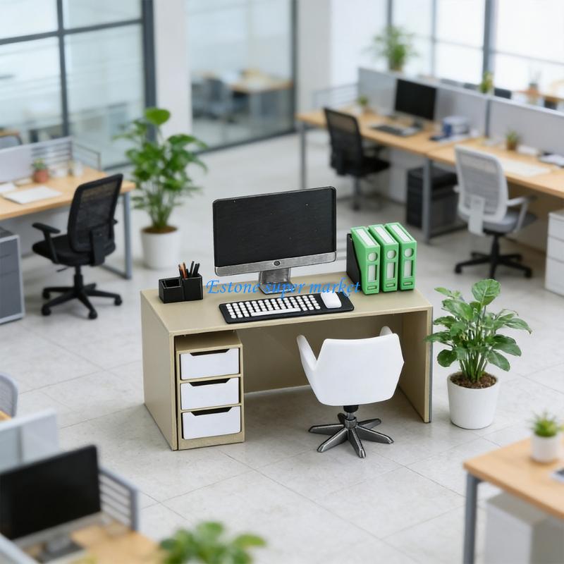 090B โต๊ะคอมพิวเตอร์จิ๋วพร้อมเ - Home Office Architecture บทวิจารณ์และราคา