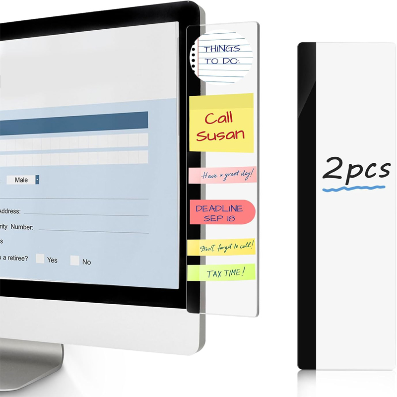 2 ชิ้น แผ่นบันทึกข้อความสำหรับ - Home Office Work บทวิจารณ์และราคา