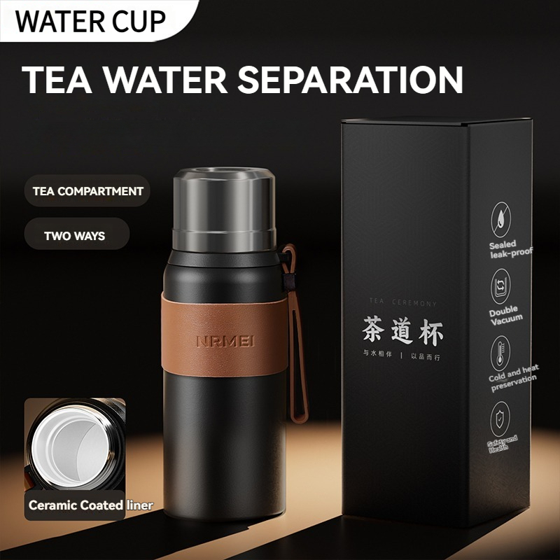 800ML ฉนวนถ้วยชา Tumbler น้ํา  - Home Office Hours บทวิจารณ์และราคา