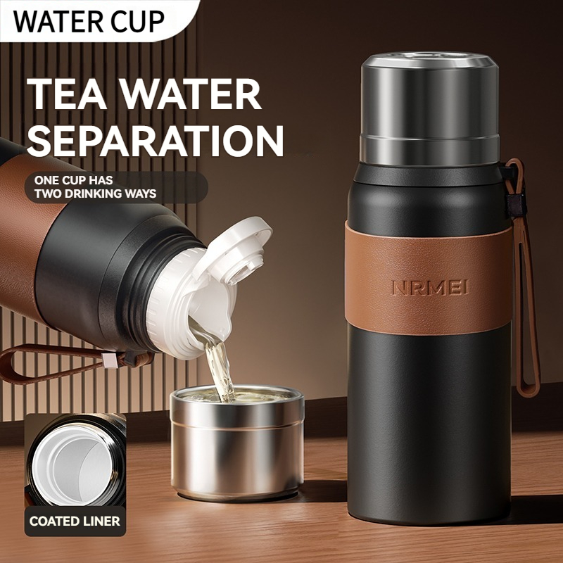 800ML ฉนวนถ้วยชา Tumbler น้ํา  - Home Office Hours บทวิจารณ์และราคา