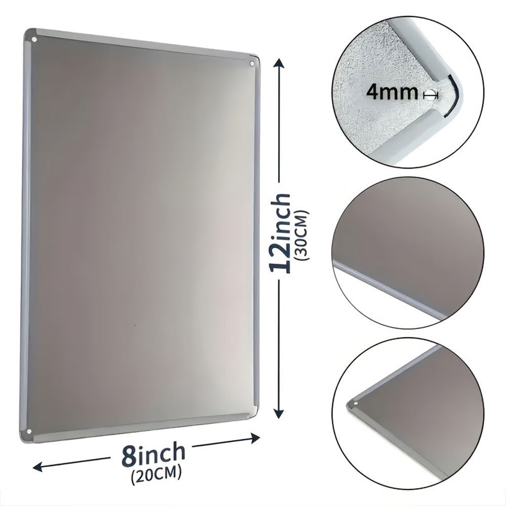 ป้ายโลหะติดผนัง DIY ขนาด 20x30 - Home Office Gif บทวิจารณ์และราคา