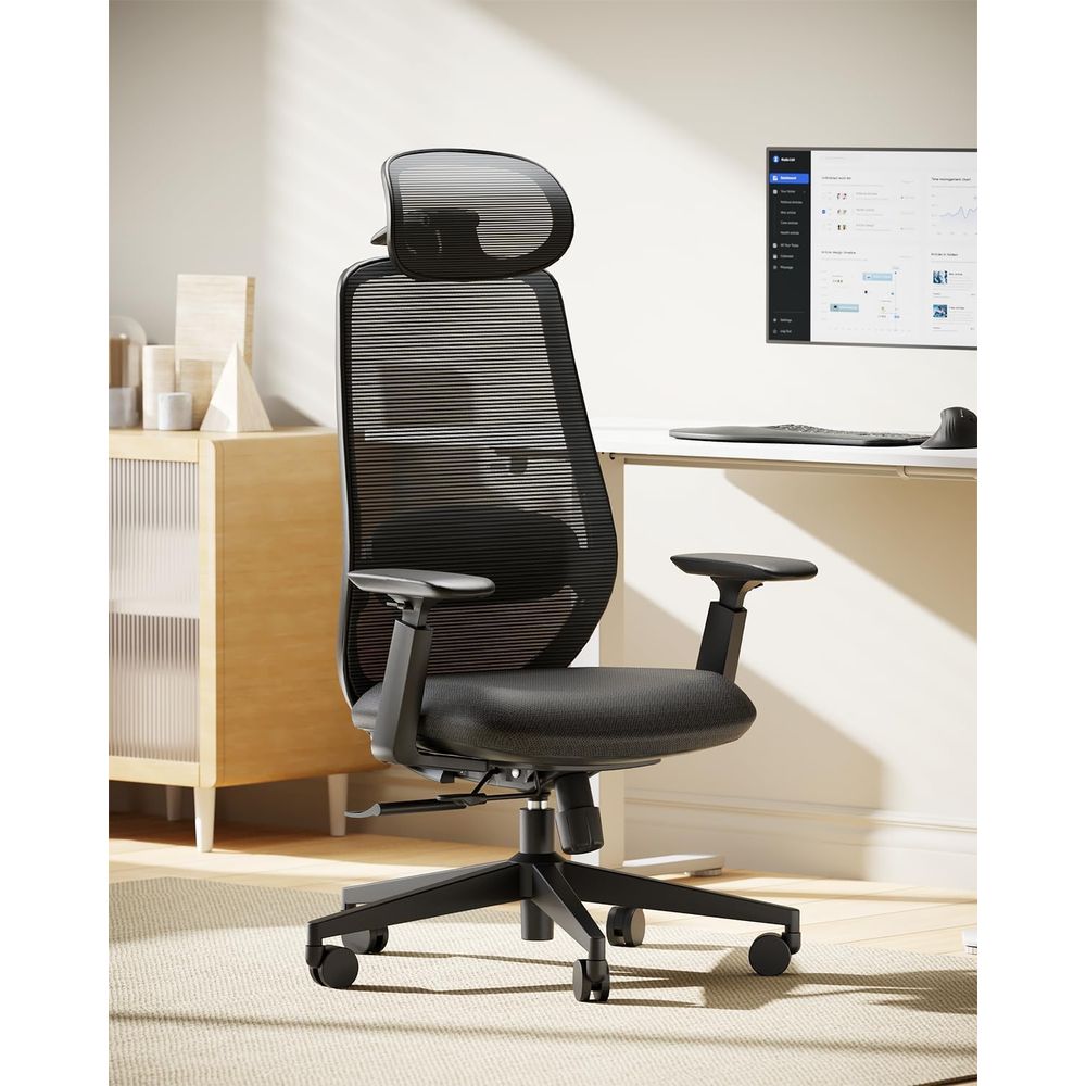 เก้าอี้สำนักงานตาข่ายพนักพิงสู - Home Office Hours บทวิจารณ์และราคา