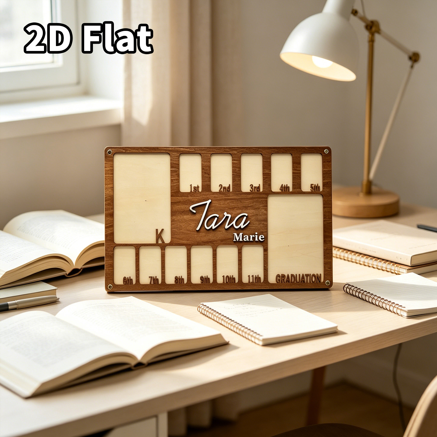 กรอบรูปไม้แบบกำหนดเอง 1 ชิ้น ป - Home Office Gifts บทวิจารณ์และราคา