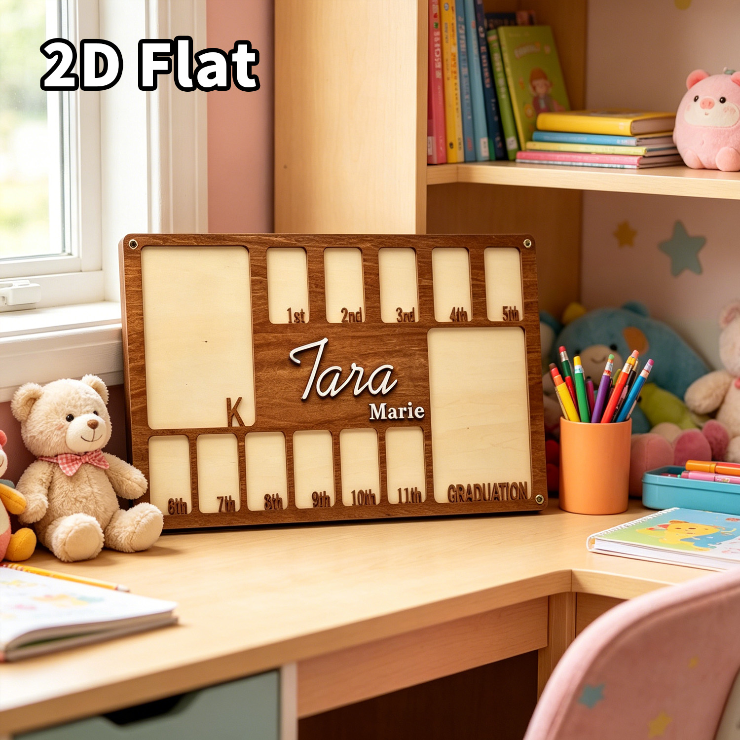 กรอบรูปไม้แบบกำหนดเอง 1 ชิ้น ป - Home Office Gifts บทวิจารณ์และราคา