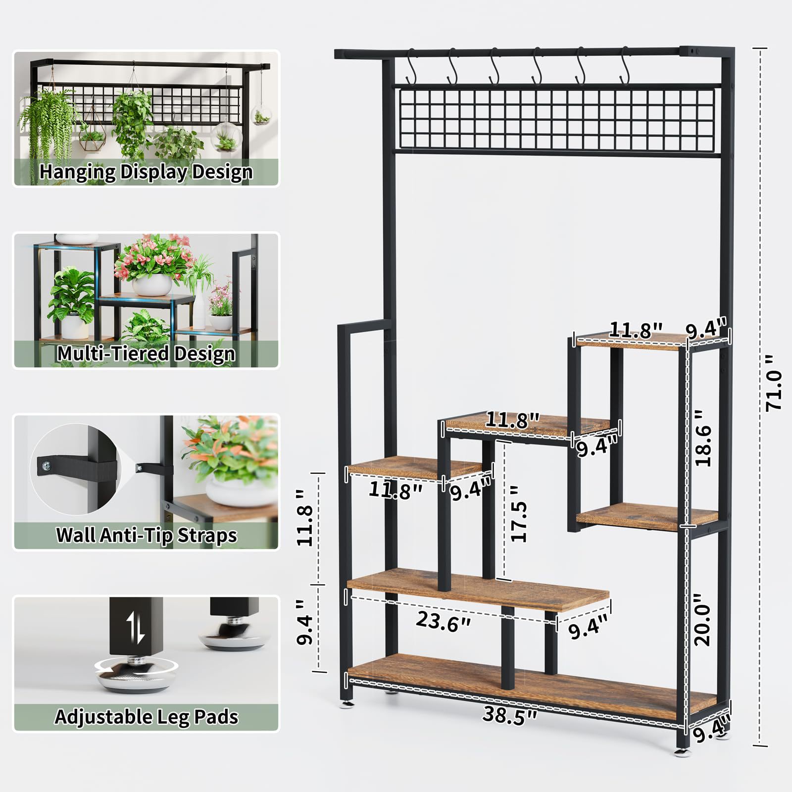 ชั้นวางหนังสือโลหะผสมไม้สำหรับ - Bookcase Wood Shelf บทวิจารณ์และราคา
