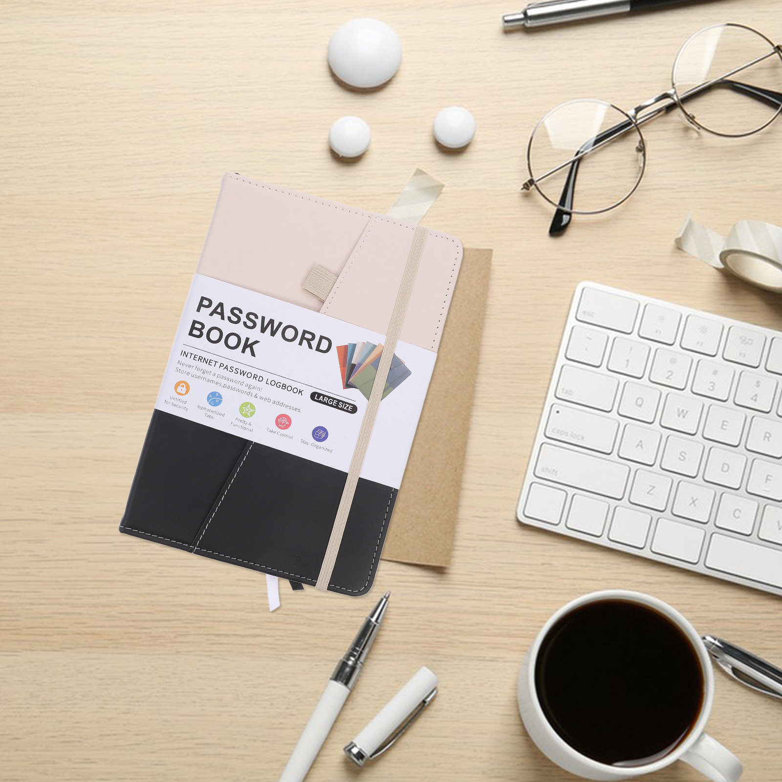 สมุดบันทึกรหัสผ่าน A5 สมุดจัดร - Home Office Phone Number บทวิจารณ์และราคา