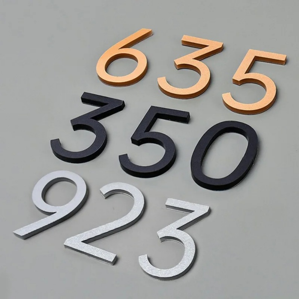 ป้ายเลขที่บ้าน 3 มิติ 1 ชิ้น แ - Home Office Number บทวิจารณ์และราคา