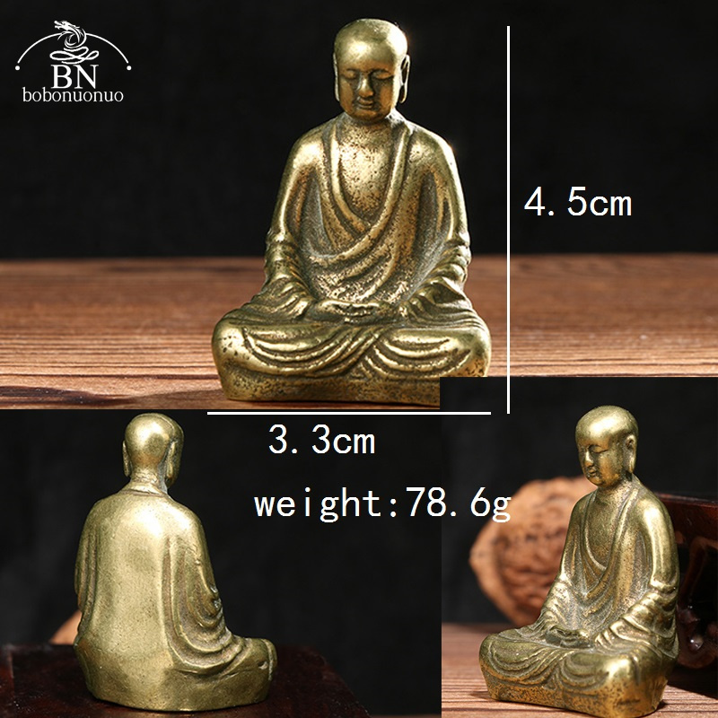 ทองเหลืองโบราณพระพุทธรูป Mini  - Home Office Feng Shui บทวิจารณ์และราคา