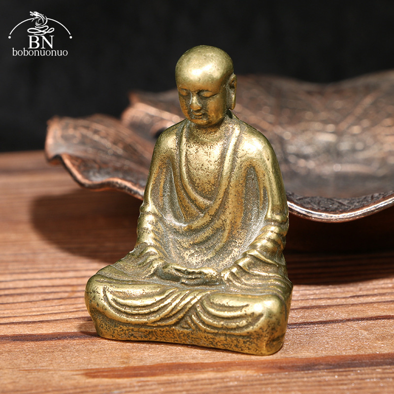 ทองเหลืองโบราณพระพุทธรูป Mini  - Home Office Feng Shui บทวิจารณ์และราคา