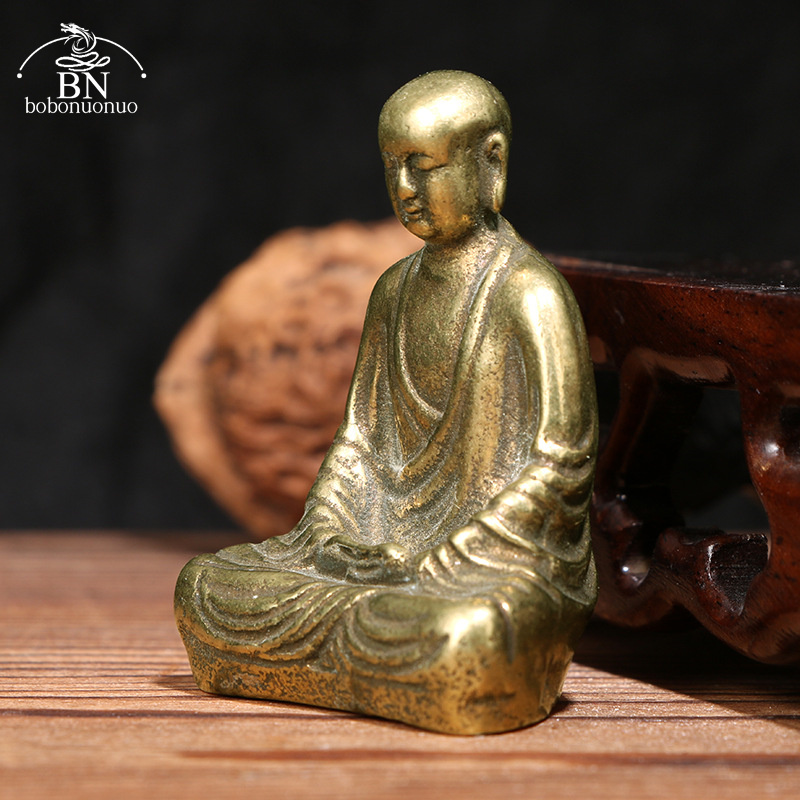 ทองเหลืองโบราณพระพุทธรูป Mini  - Home Office Feng Shui บทวิจารณ์และราคา