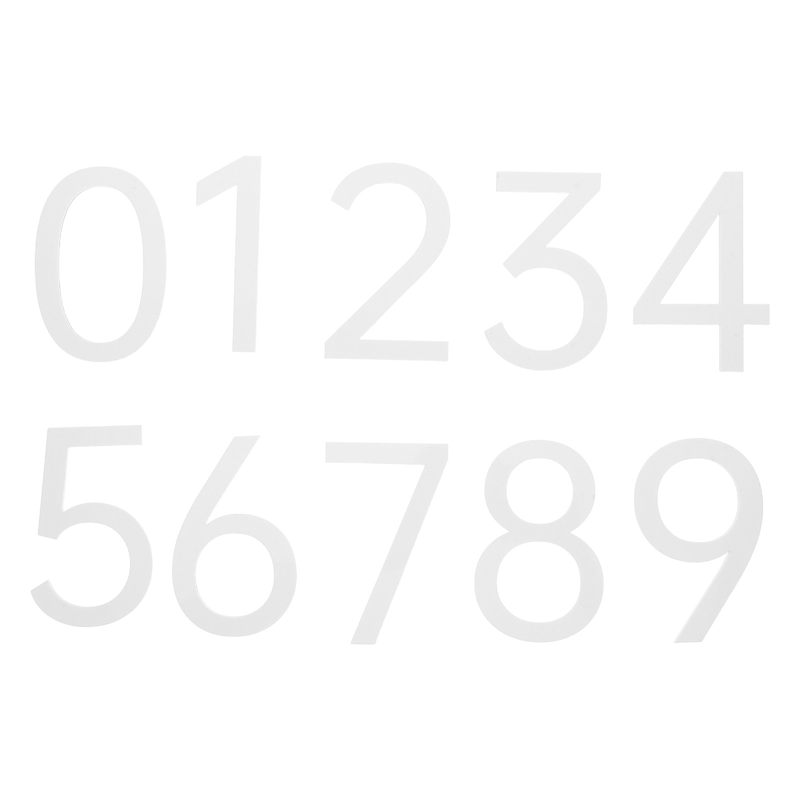 ป้ายตัวเลขอะคริลิก 10 ชิ้น ตัว - Home Office Number บทวิจารณ์และราคา