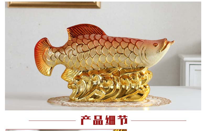 ปลาอะโรวาน่าทองคำขนาด 50 ซม. ส - Home Office Feng Shui บทวิจารณ์และราคา