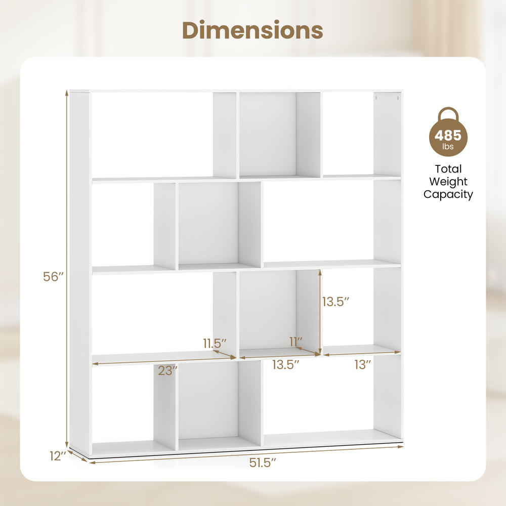 ชั้นวางหนังสือแบบเปิด ชั้นวางห - Bookcase Wood Shelf บทวิจารณ์และราคา