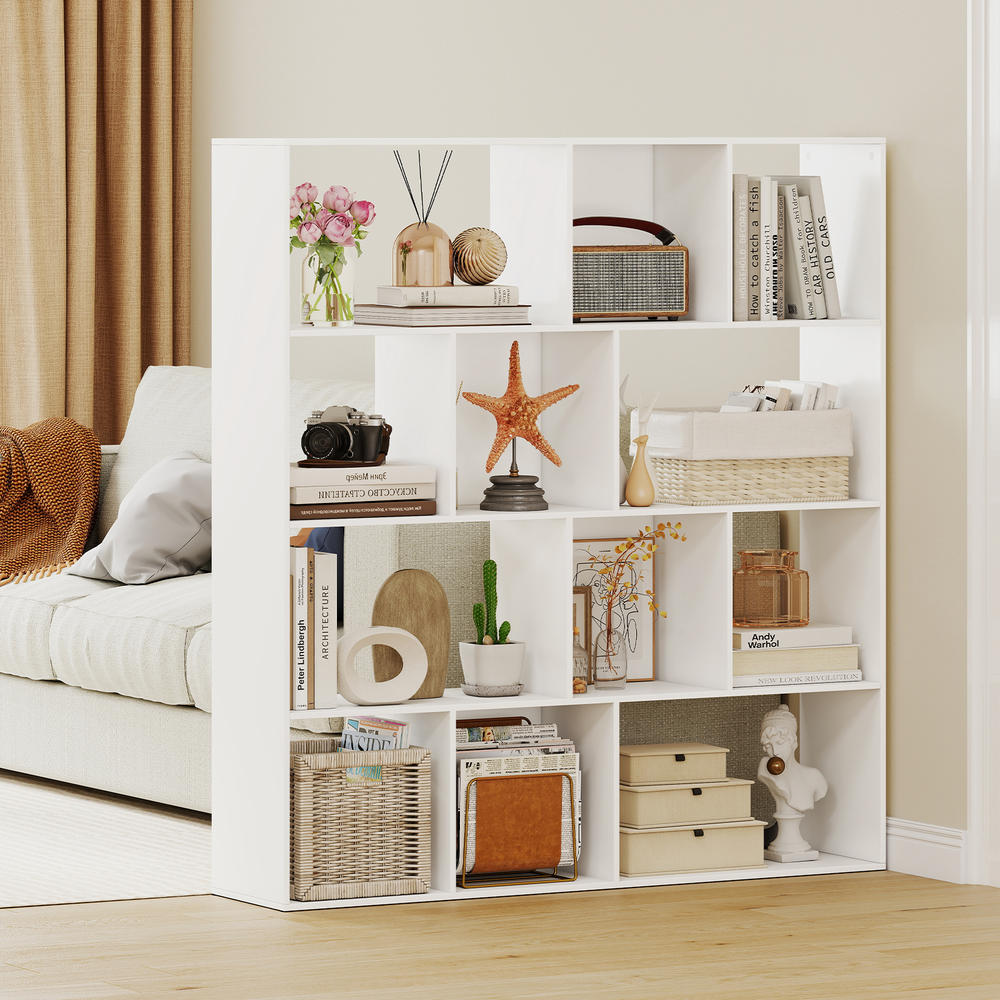 ชั้นวางหนังสือแบบเปิด ชั้นวางห - Bookcase Wood Shelf บทวิจารณ์และราคา