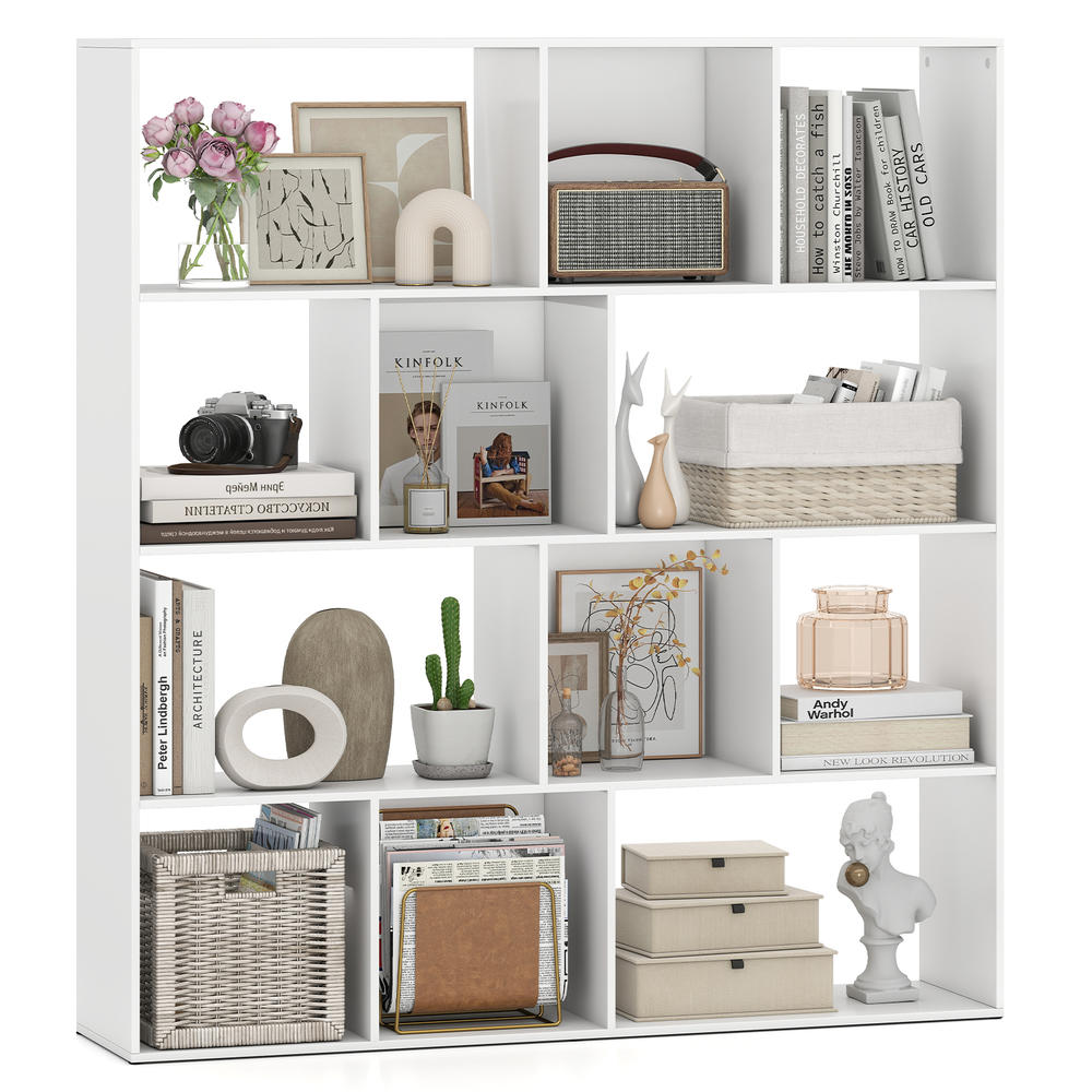 ชั้นวางหนังสือแบบเปิด ชั้นวางห - Bookcase Wood Shelf บทวิจารณ์และราคา
