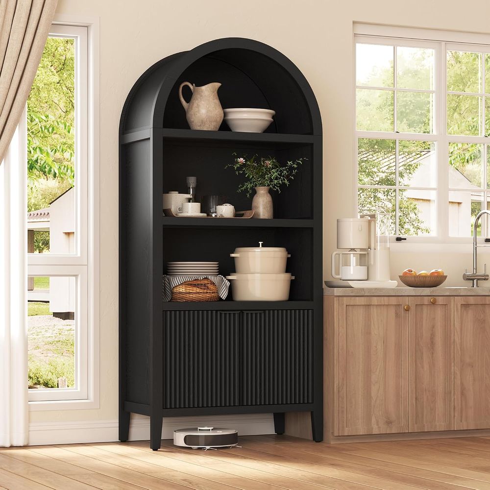 ตู้หนังสือโค้งยูซง 71 นิ้ว, ชั - Bookcase Wood Shelf บทวิจารณ์และราคา