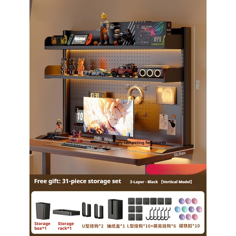 ชั้นวางของแบบหนีบติดโต๊ะพร้อมแ - Home Office Work Table บทวิจารณ์และราคา