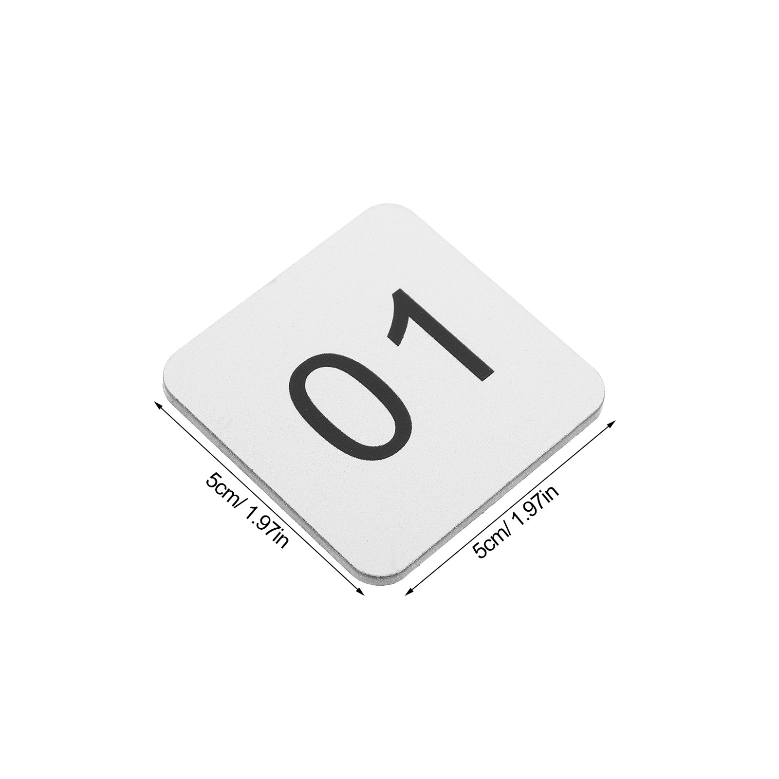 20 ชิ้นสติกเกอร์ตัวเลขอะคริลิก - Home Office Number บทวิจารณ์และราคา