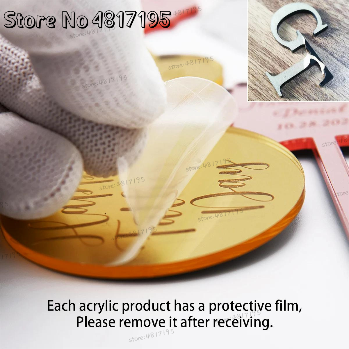20/50/100Pcs ส่วนบุคคลอะคริลิค - Home Office Number บทวิจารณ์และราคา
