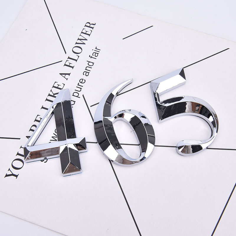 1PC Self Adhesive 3D จำนวนสติ๊ - Home Office Number บทวิจารณ์และราคา