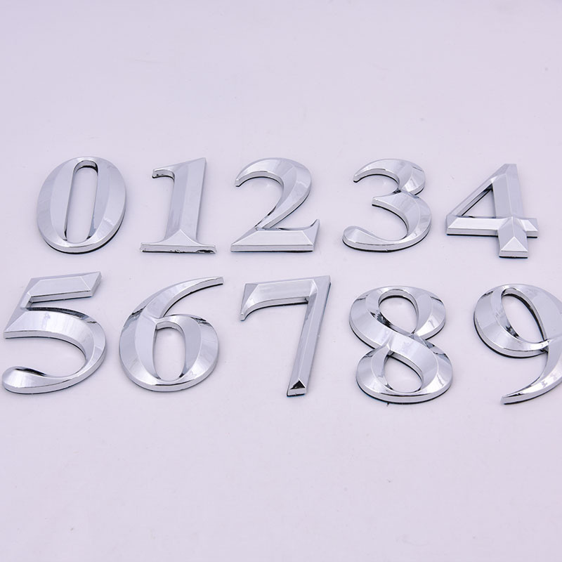 1PC Self Adhesive 3D จำนวนสติ๊ - Home Office Number บทวิจารณ์และราคา