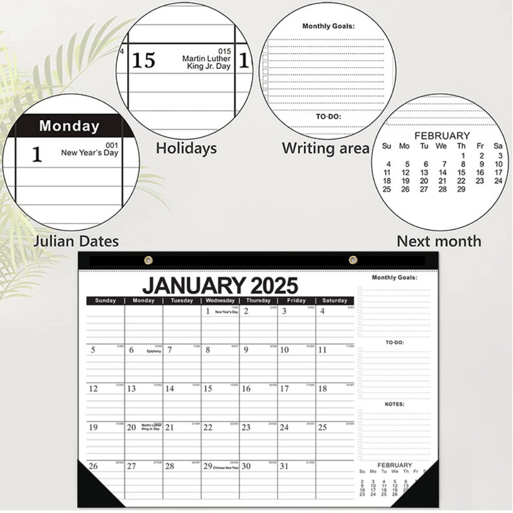 Janumes 2024-june 2025ปฏิทินแข - English Home Office บทวิจารณ์และราคา