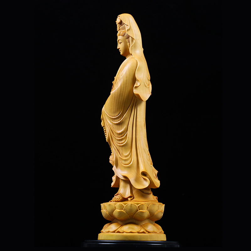 ธรรมชาติ Cypress Guanyin พระพุ - Home Office Feng Shui บทวิจารณ์และราคา