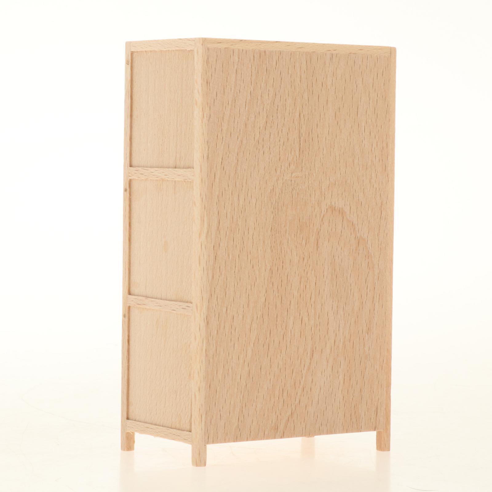 1:12 ตู้หนังสือไม้สำหรับบ้านตุ - Bookcase Wood Shelf บทวิจารณ์และราคา
