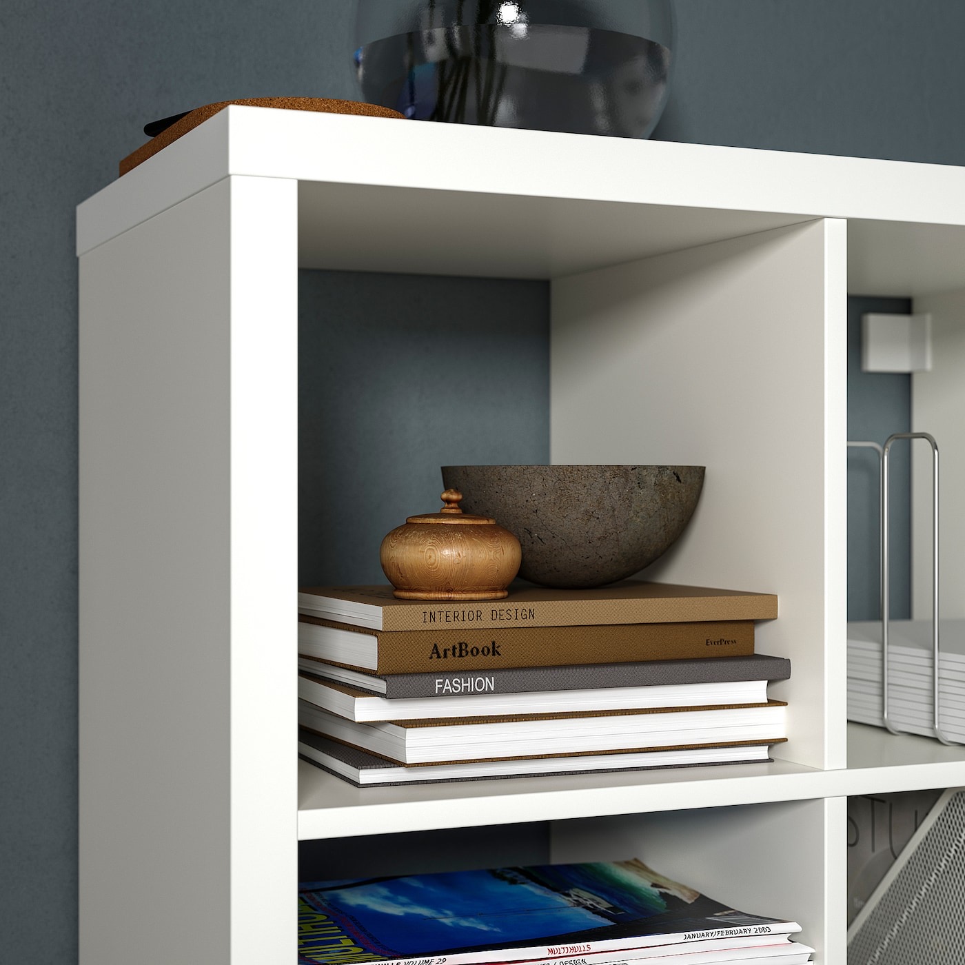 ชั้นวางของแบบ 2/3 ช่องทรงลูกบา - Bookcase Wood Shelf บทวิจารณ์และราคา
