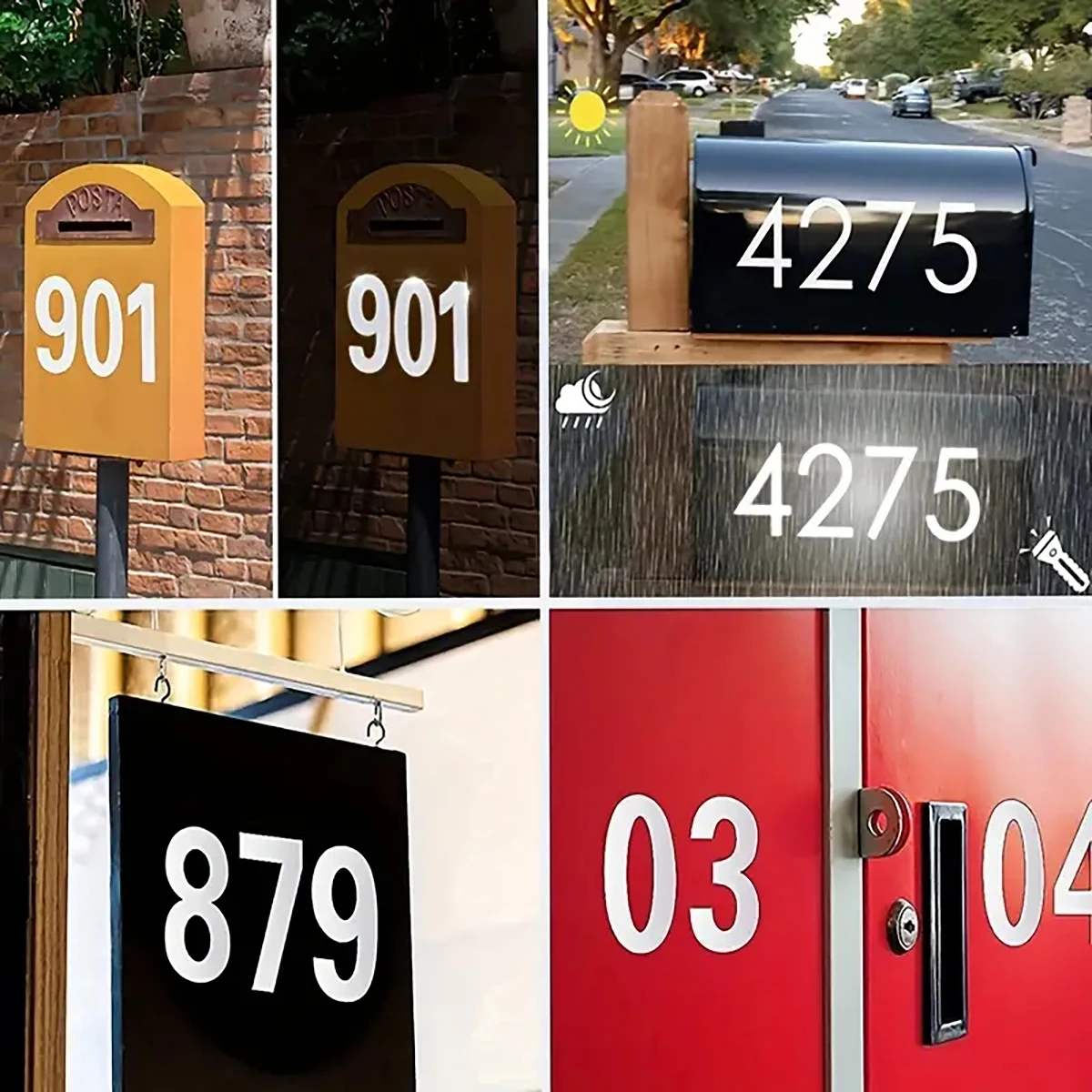สติ๊กเกอร์ดิจิตอลสะท้อนแสง สติ - Home Office Number บทวิจารณ์และราคา