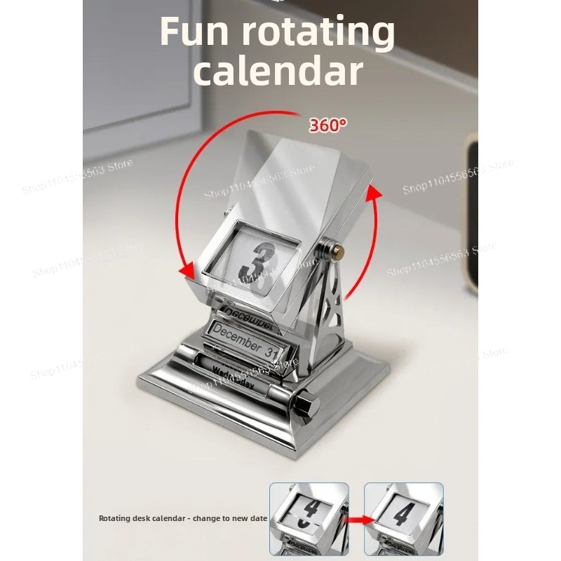 ปฏิทินตั้งโต๊ะแบบพลิกได้ตลอดกา - English Home Office บทวิจารณ์และราคา